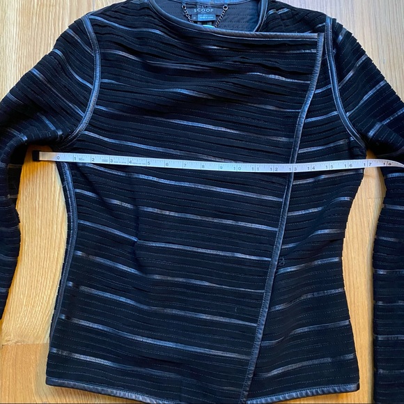 SCOOP NYC Black Leather Jacket - Picture 13 of 15